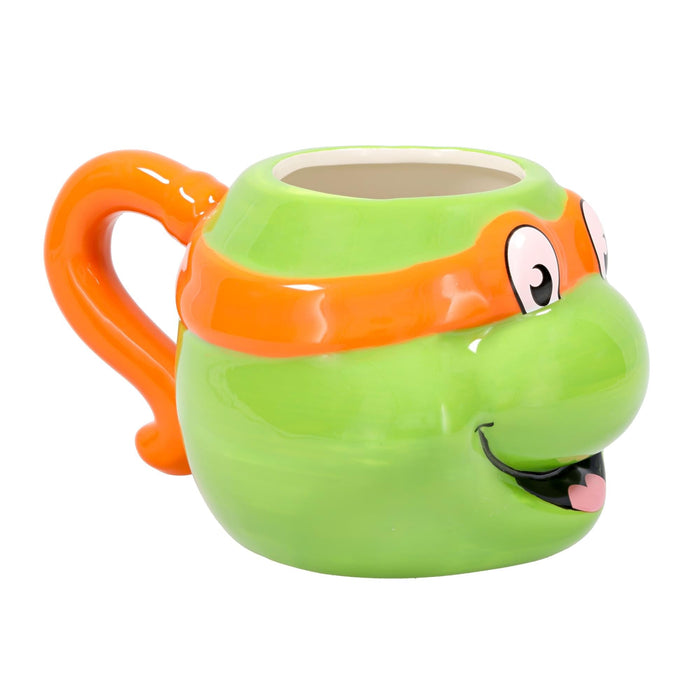 Teenage Mutant Ninja Turtles 4-Piece Sculpted Ceramic Mug Set | 23 Ounces