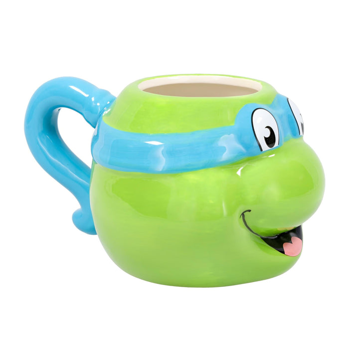 Teenage Mutant Ninja Turtles 4-Piece Sculpted Ceramic Mug Set | 23 Ounces