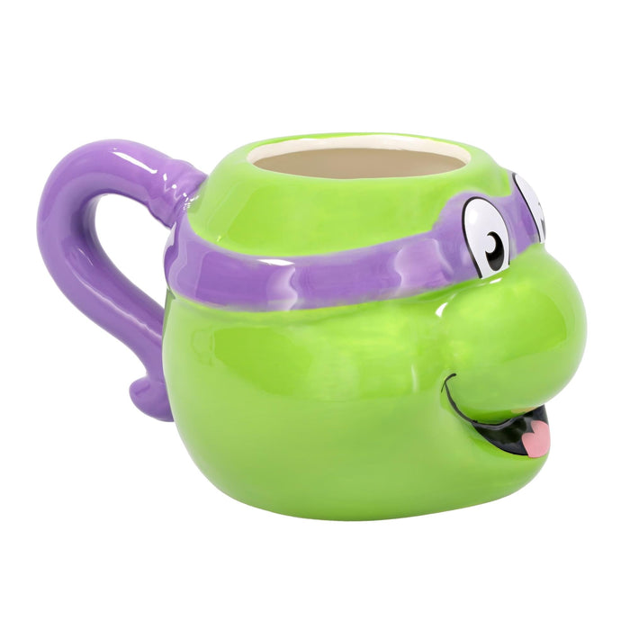Teenage Mutant Ninja Turtles 4-Piece Sculpted Ceramic Mug Set | 23 Ounces