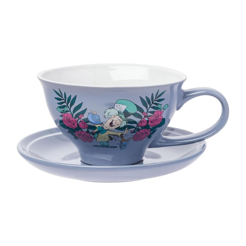 Disney Alice In Wonderland Mad Hatter Teacup and Saucer Set | Holds 12 Ounces product image 1 of 9