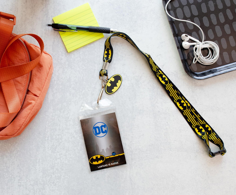 DC Comics Batman 22-Inch Lanyard With ID Badge Holder And Logo Charm product image 2 of 7
