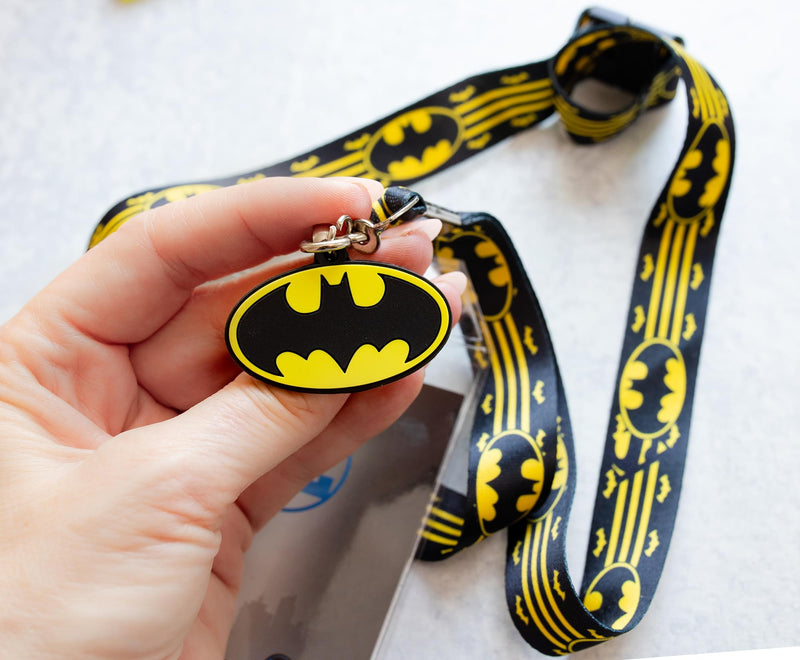 DC Comics Batman 22-Inch Lanyard With ID Badge Holder And Logo Charm product image 5 of 7