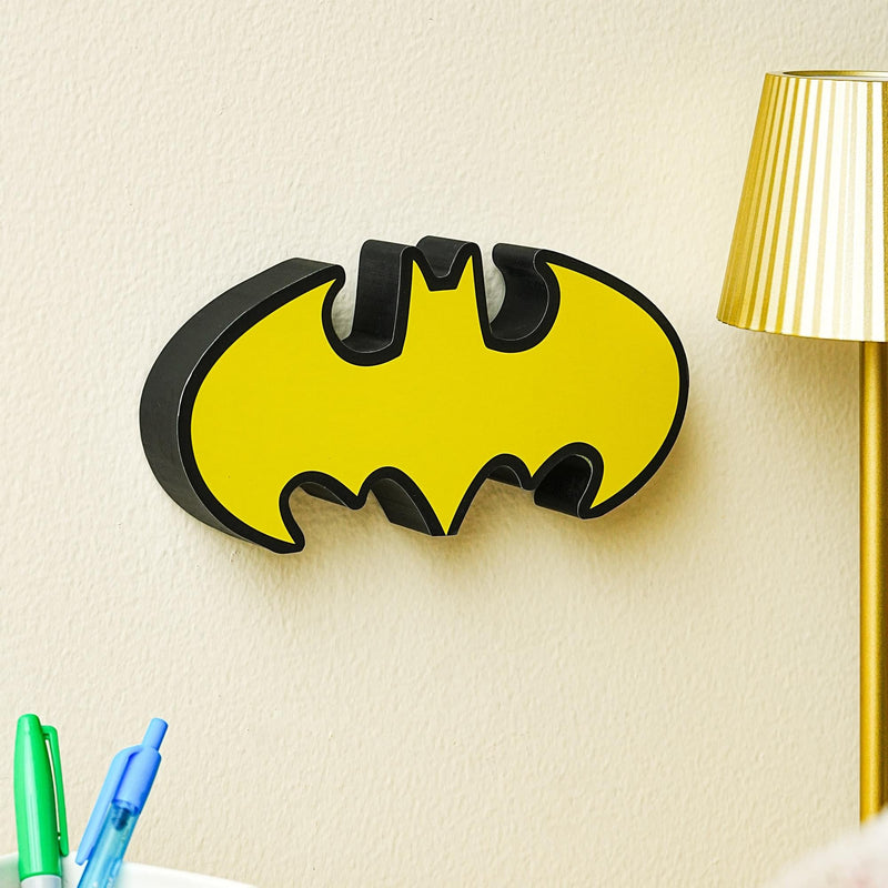 DC Comics Batman Emblem Die-Cut Wooden Wall Art Sign | 4 x 8 Inches product image 6 of 6