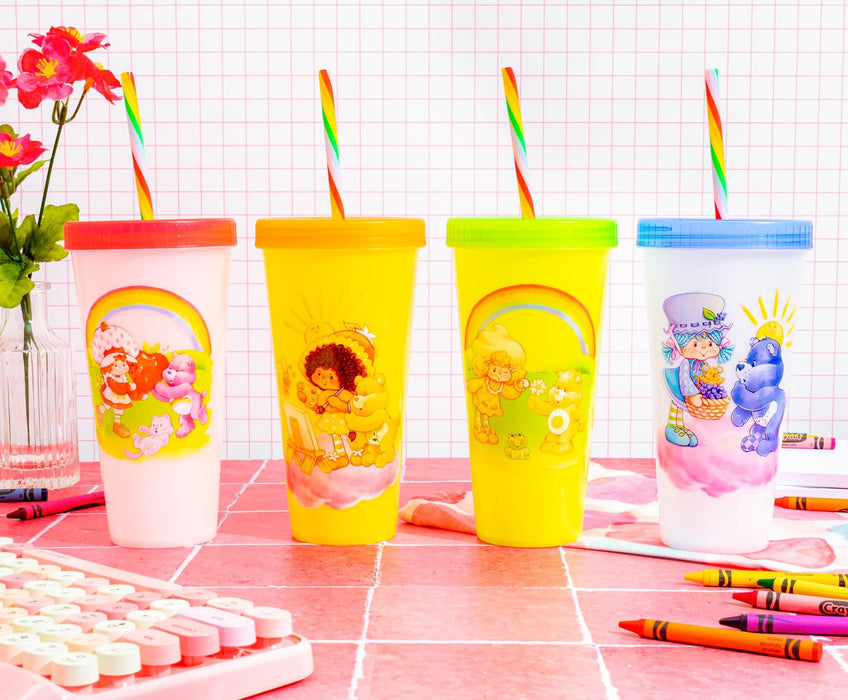 Care Bears x Strawberry Shortcake - 4-Piece Color-Changing Tumbler Set | 24 Ounces