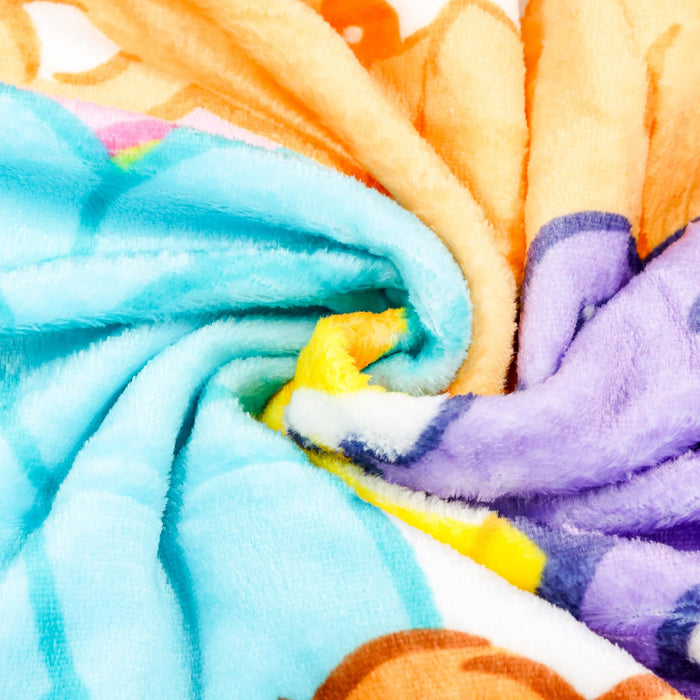 Care Bears - Character Collage Fleece Throw Blanket | 45 x 60 Inches