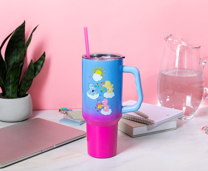 Care Bears Ombre 40-Ounce Stainless Steel Tumbler With Handle product image 4 of 9