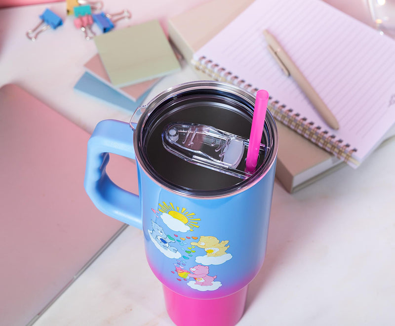 Care Bears Ombre 40-Ounce Stainless Steel Tumbler With Handle product image 6 of 9