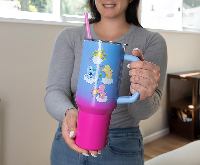 Care Bears Ombre 40-Ounce Stainless Steel Tumbler With Handle product image 8 of 9