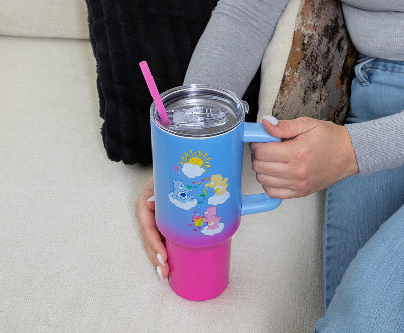 Care Bears Ombre 40-Ounce Stainless Steel Tumbler With Handle product image 9 of 9