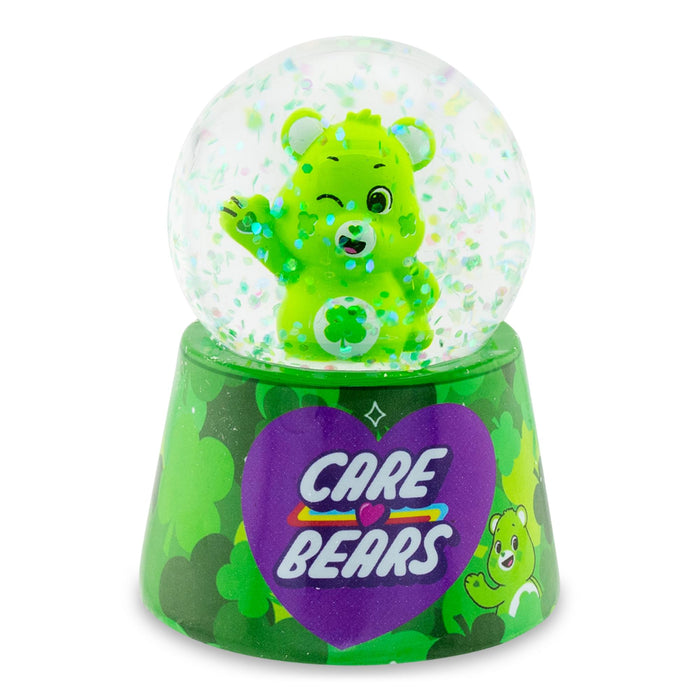Care Bears - Good Luck Bear Light-Up Mini Snow Globe | 2.5 Inches Tall