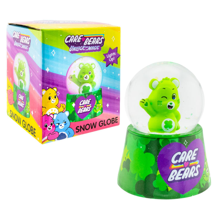 Care Bears - Good Luck Bear Light-Up Mini Snow Globe | 2.5 Inches Tall