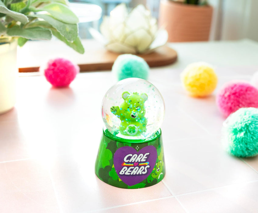 Care Bears - Good Luck Bear Light-Up Mini Snow Globe | 2.5 Inches Tall