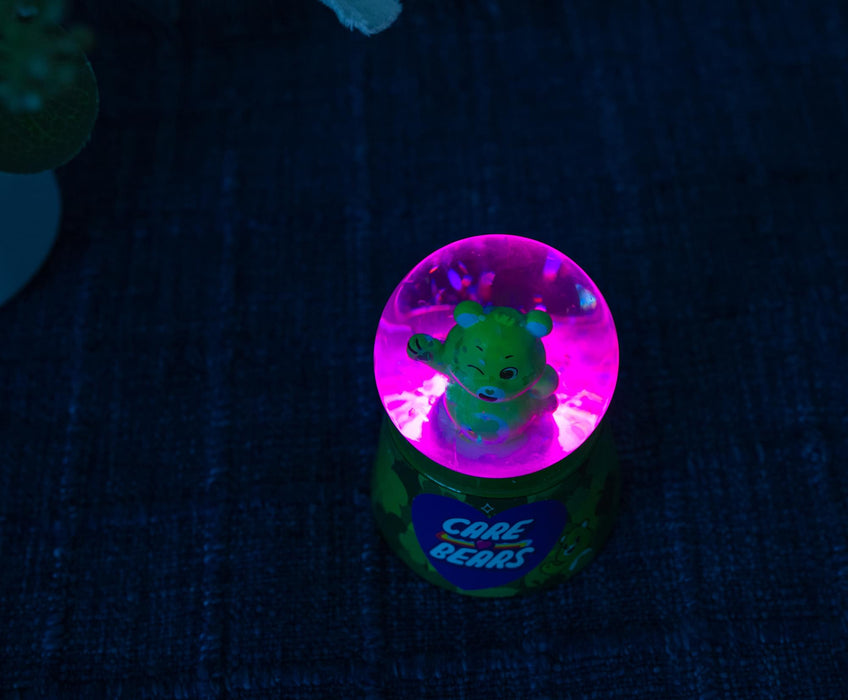 Care Bears - Good Luck Bear Light-Up Mini Snow Globe | 2.5 Inches Tall