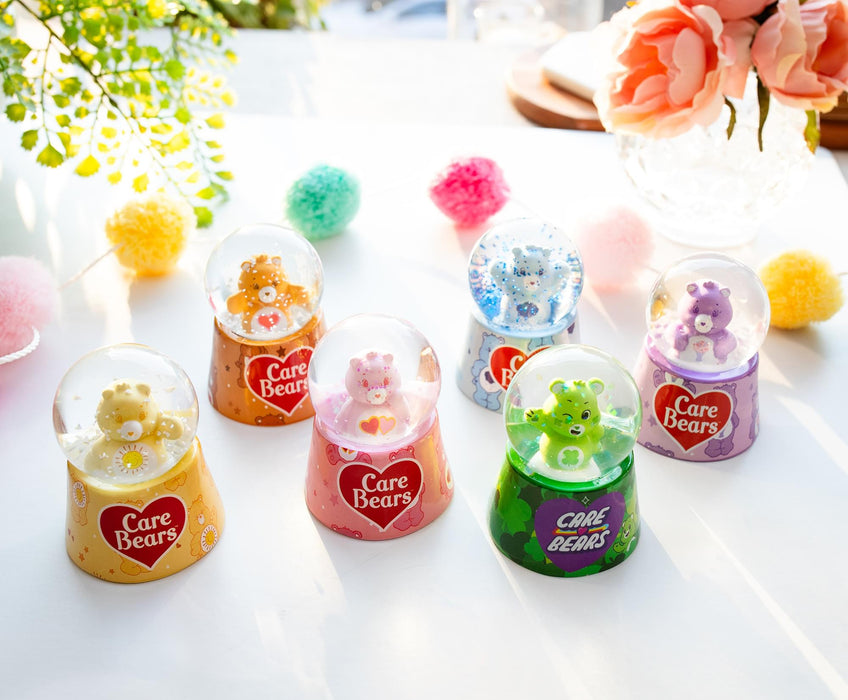 Care Bears - Good Luck Bear Light-Up Mini Snow Globe | 2.5 Inches Tall