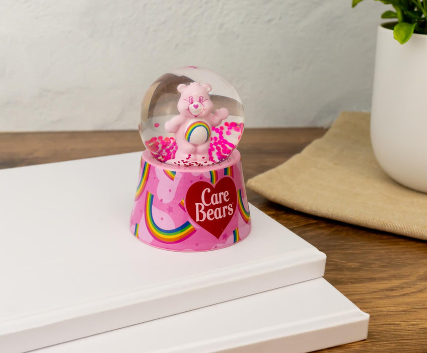 Care Bears - Cheer Bear Mini Light-Up Snow Globe | 3 Inches Tall