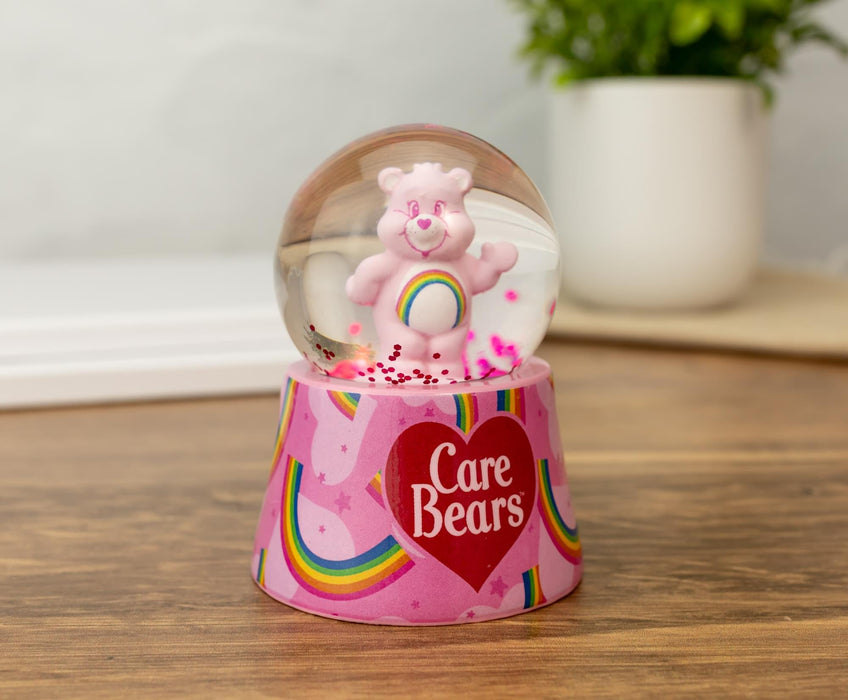 Care Bears - Cheer Bear Mini Light-Up Snow Globe | 3 Inches Tall