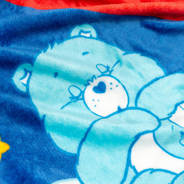 Care Bears - Rainbow Heart Logo Fleece Throw Blanket | 45 x 60 Inches