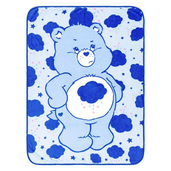 Care Bears - Grumpy Bear Fleece Throw Blanket | 45 x 60 Inches