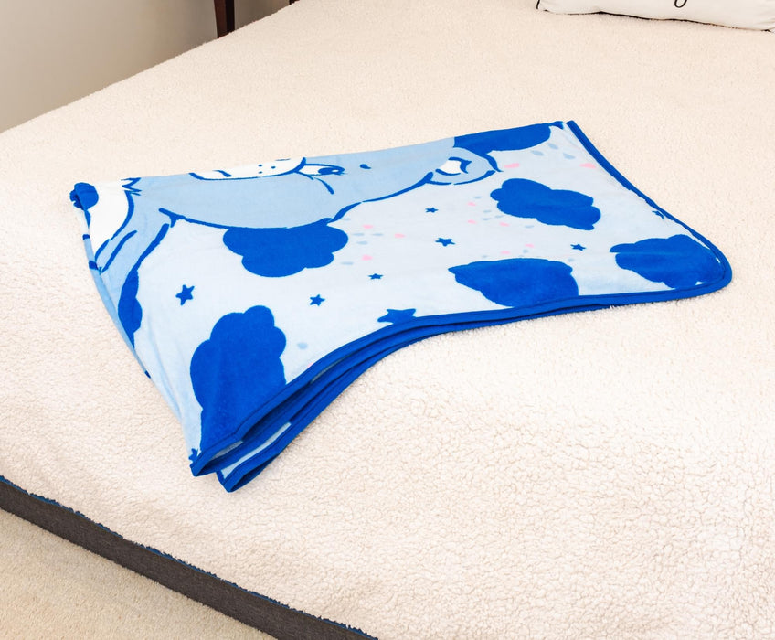 Care Bears - Grumpy Bear Fleece Throw Blanket | 45 x 60 Inches