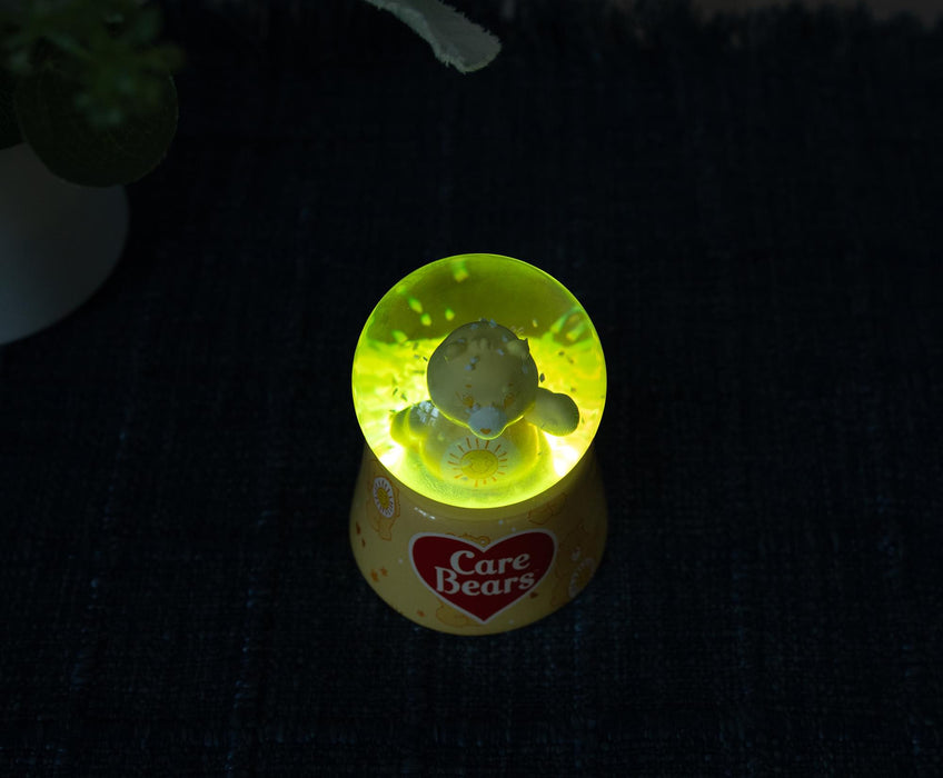 Care Bears - Funshine Bear Mini Light-Up Snow Globe | 3 Inches Tall