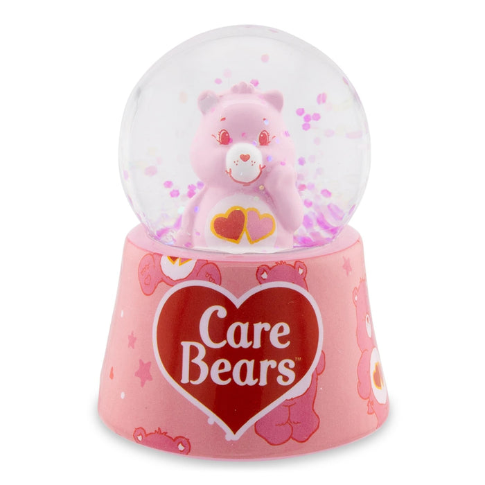 Care Bears - Love-A-Lot Bear Mini Light-Up Snow Globe | 3 Inches Tall