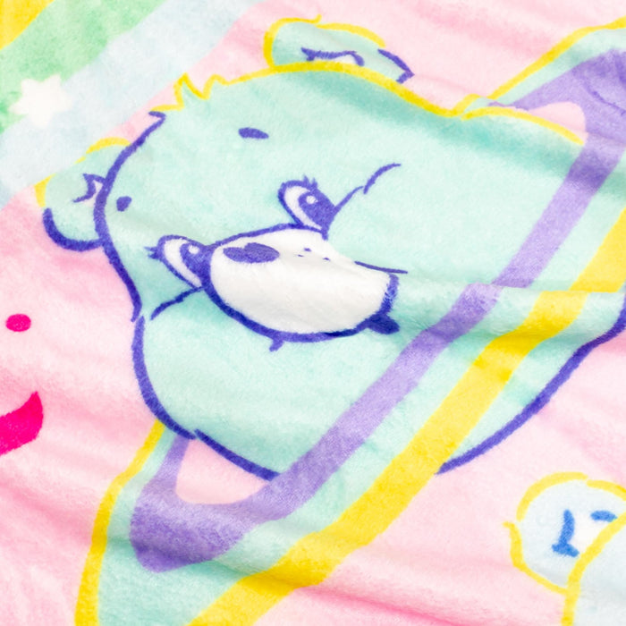 Care Bears - Rainbow Cosmic Space Fleece Throw Blanket | 45 x 60 Inches