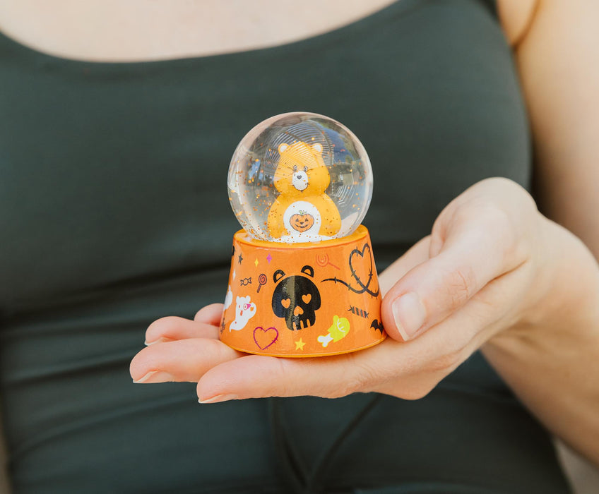 Care Bears - Trick-Or-Sweet Bear Mini Light-Up Snow Globe | 3 Inches Tall