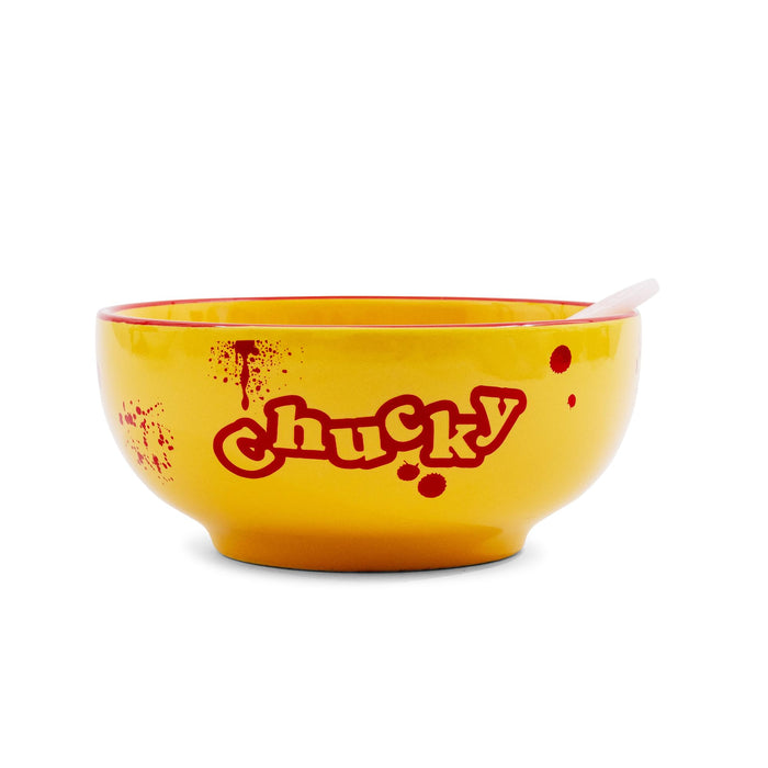 Child's Play - Good Guys Ceramic Bowl with Color-Changing Spoon | Holds 28 Ounces