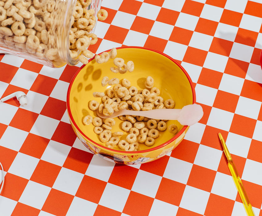 Child's Play - Good Guys Ceramic Bowl with Color-Changing Spoon | Holds 28 Ounces