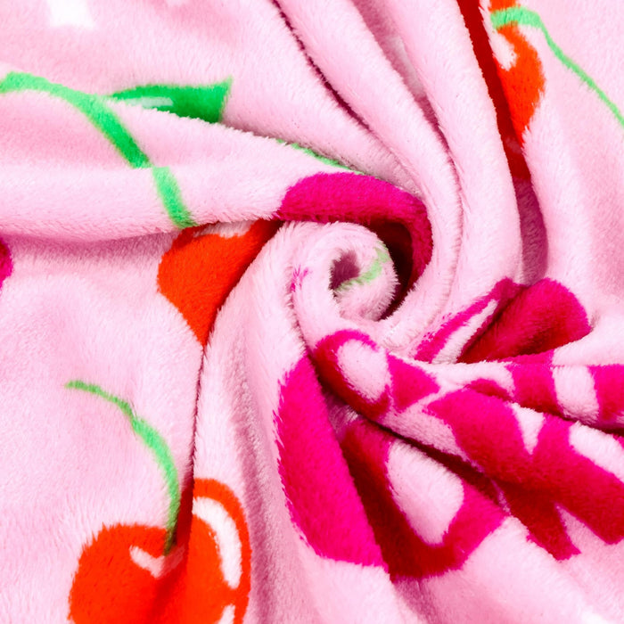 Coca-Cola - Cherry Coke Logo Collage Fleece Throw Blanket | 45 x 60 Inches