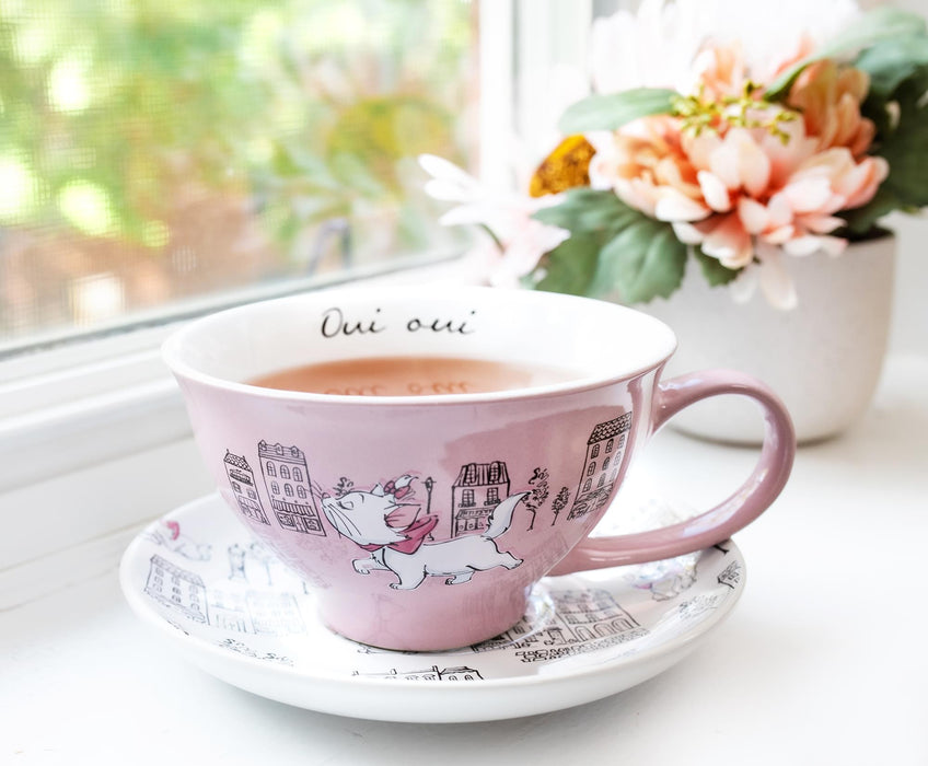 Disney The Aristocats Marie Ceramic Teacup and Saucer Set
