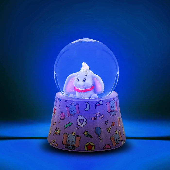 Disney Dumbo 3-Inch Mini Light-Up Snow Globe