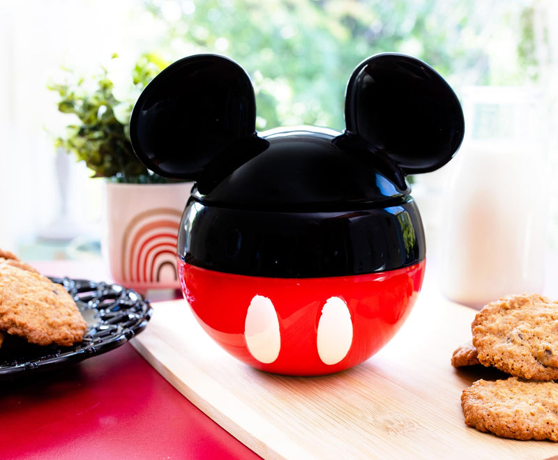 Disney Mickey Mouse Ceramic Cookie Jar Container With Lid | 6 Inches Tall product image 3 of 9