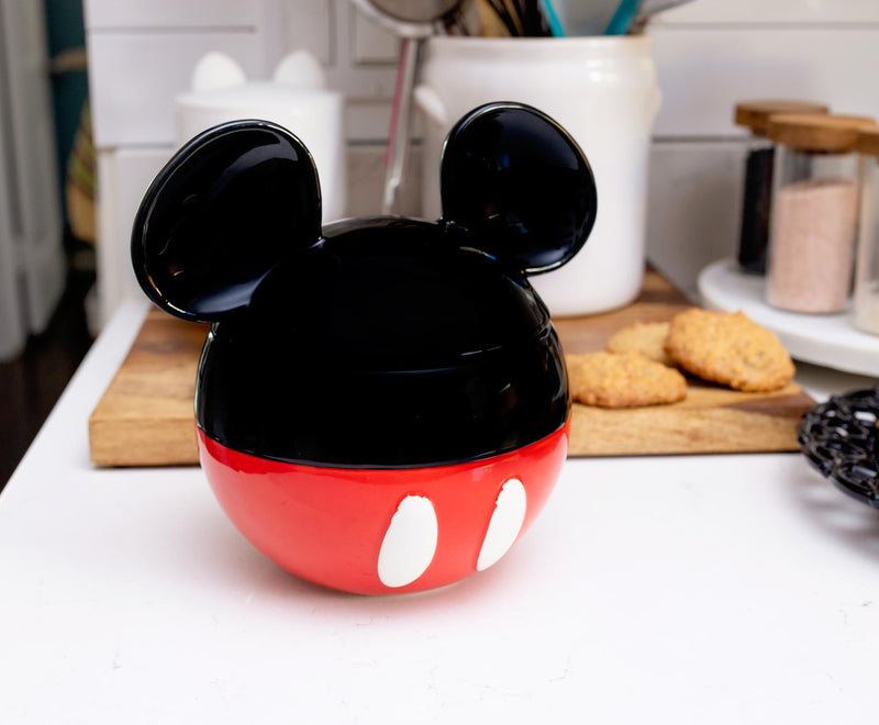 Disney Mickey Mouse Ceramic Cookie Jar Container With Lid | 6 Inches Tall product image 6 of 9