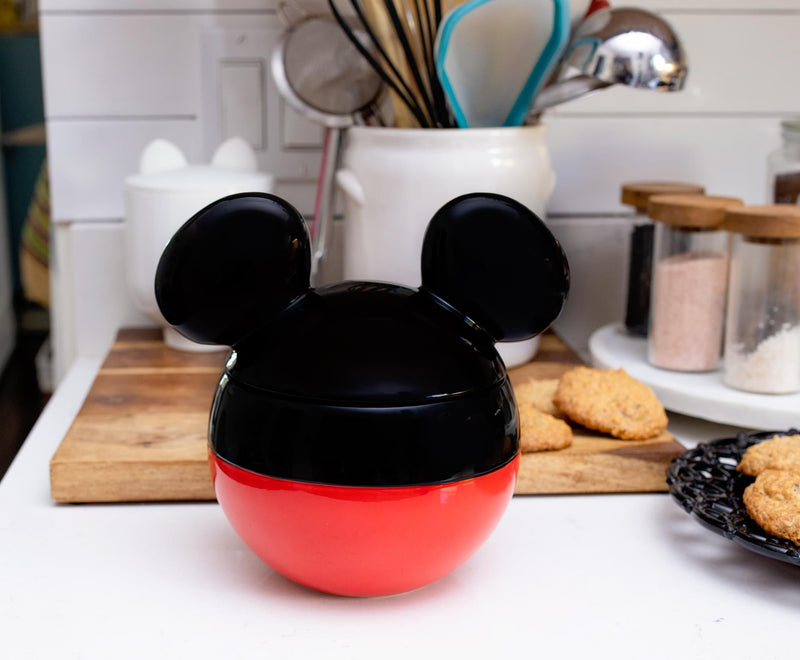 Disney Mickey Mouse Ceramic Cookie Jar Container With Lid | 6 Inches Tall product image 7 of 9