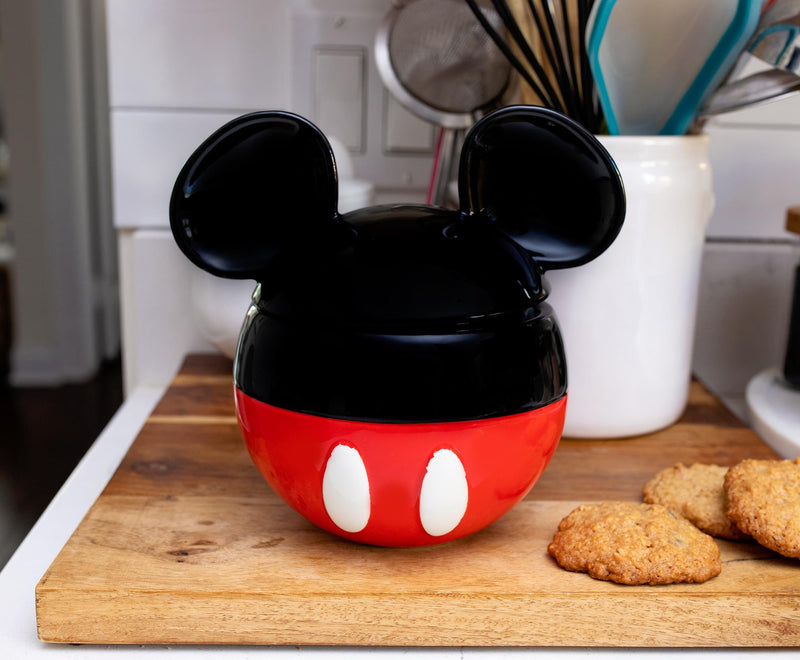 Disney Mickey Mouse Ceramic Cookie Jar Container With Lid | 6 Inches Tall product image 8 of 9