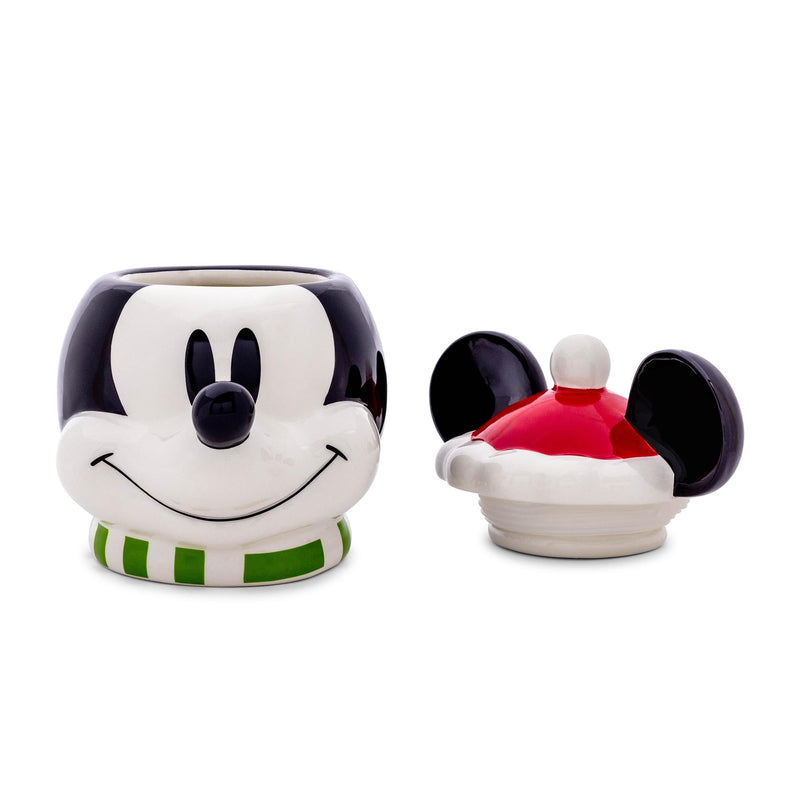 Disney Santa Mickey Mouse 6-inch Sculpted Ceramic Snack Jar product image 5 of 10