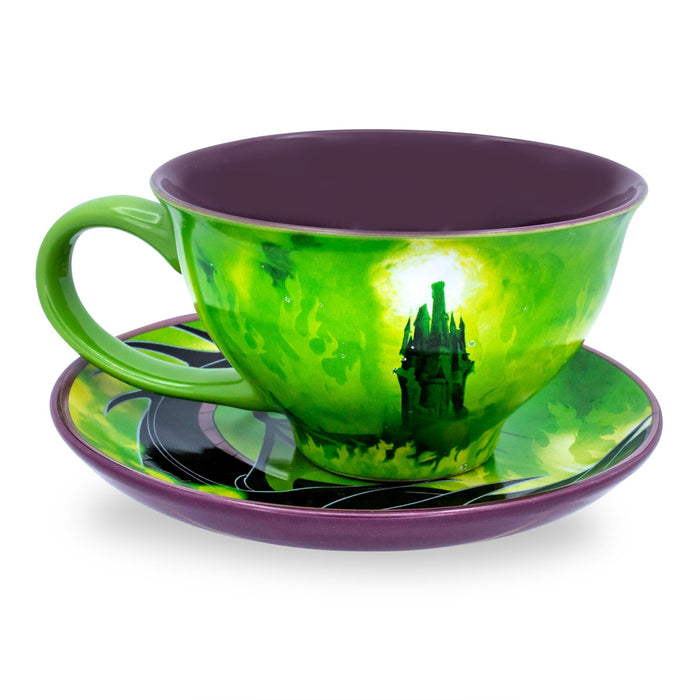 Disney Villains Maleficent Ceramic Teacup and Saucer Set