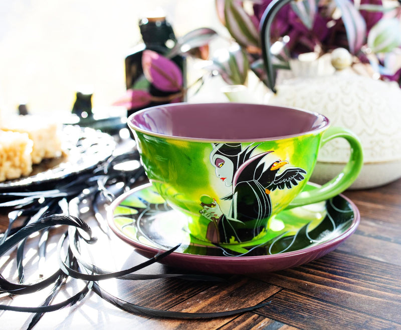 Disney Villains Maleficent Ceramic Teacup and Saucer Set product image 3 of 9