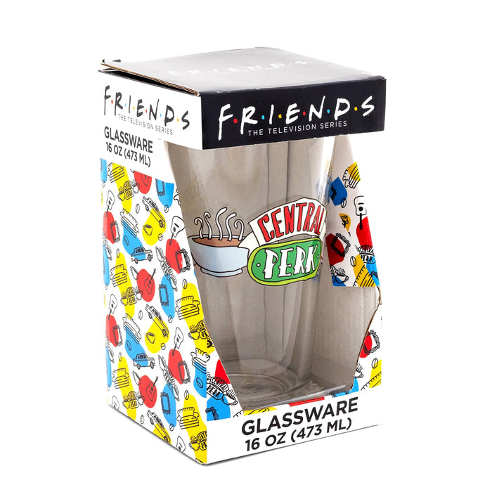 Friends - Central Perk Logo Pint Glass | Holds 16 Ounces