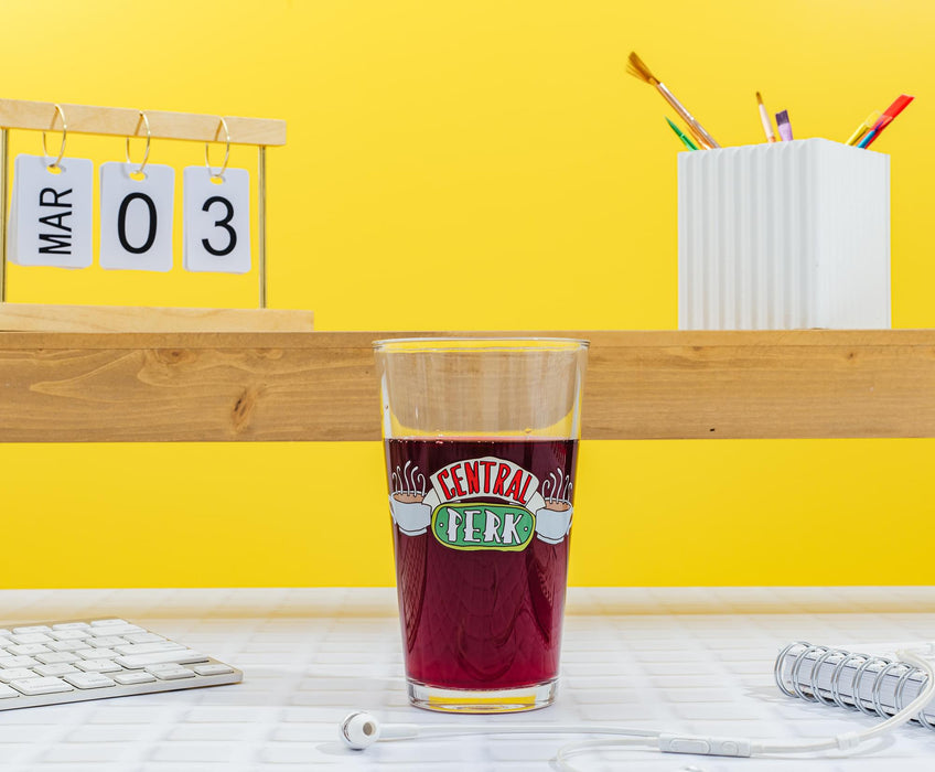 Friends - Central Perk Logo Pint Glass | Holds 16 Ounces