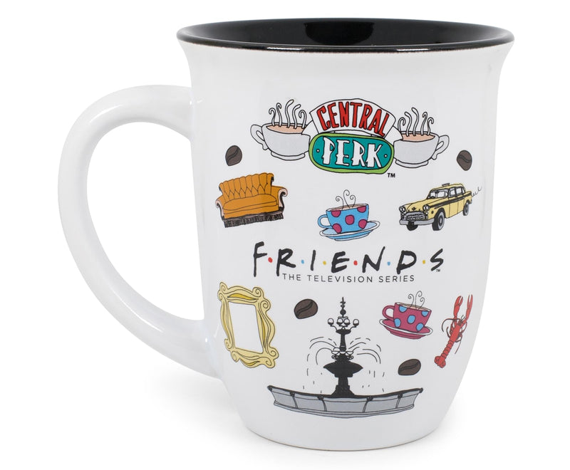 Friends Icons Wide Rim Latte Mug | Holds 16 Ounces product image 2 of 6