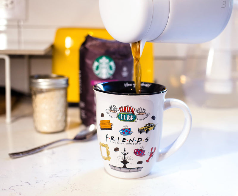 Friends Icons Wide Rim Latte Mug | Holds 16 Ounces product image 4 of 6
