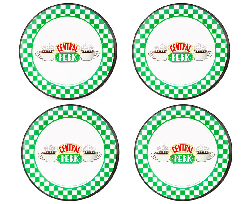Friends - Central Perk Checkerboard Logo 10-Inch Melamine Dinner Plates | Set of 4 product image 1 of 7