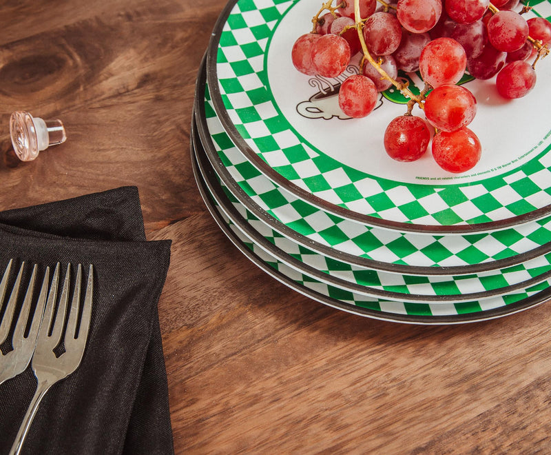 Friends - Central Perk Checkerboard Logo 10-Inch Melamine Dinner Plates | Set of 4 product image 5 of 7