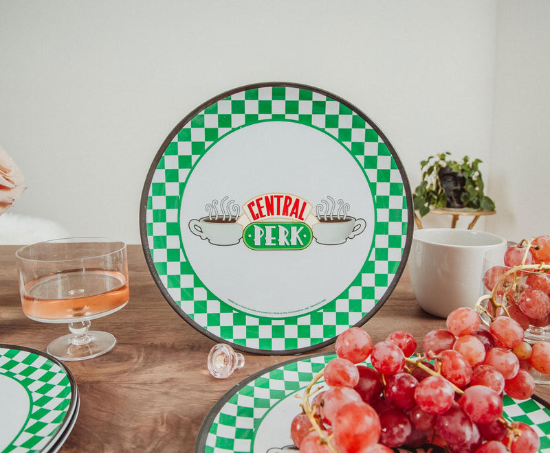 Friends - Central Perk Checkerboard Logo 10-Inch Melamine Dinner Plates | Set of 4 product image 6 of 7