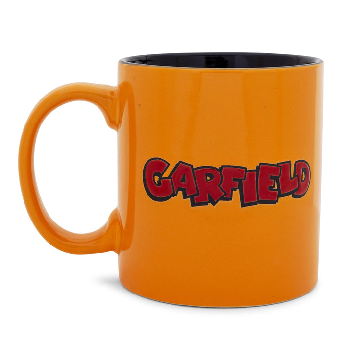 Garfield Tongue Out Wax-Resist Ceramic Mug | Holds 20 Ounces