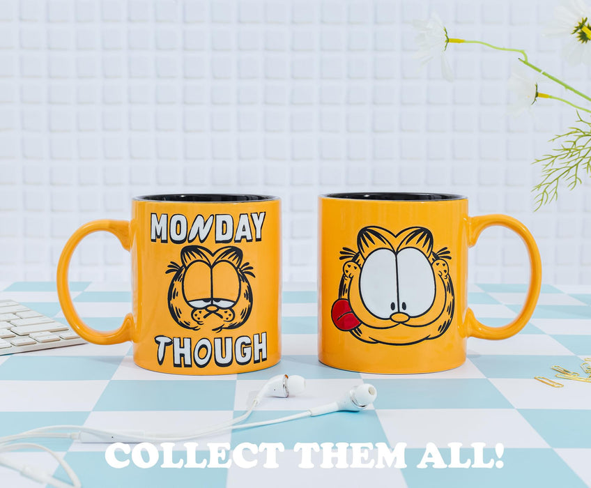 Garfield Tongue Out Wax-Resist Ceramic Mug | Holds 20 Ounces