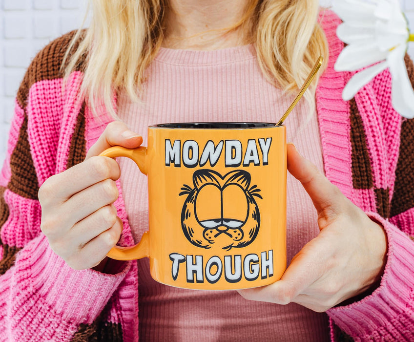 Garfield "Monday Though" Wax-Resist Ceramic Mug | Holds 20 Ounces