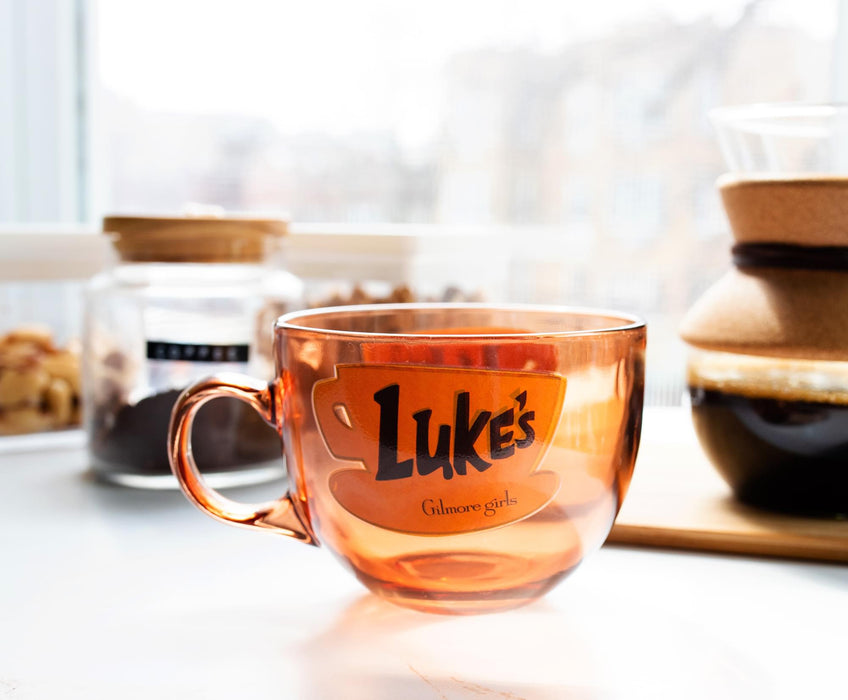 Gilmore Girls - Luke's Diner Glass Mug | Holds 16 Ounces